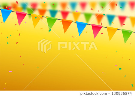 add a pop of color to your next celebration with festive garlands 130936874