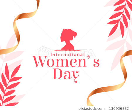 decorative international womens day holiday card design decorative international womens day holiday card design 130936882