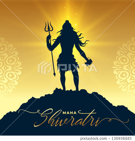 premium happy maha shivratri greeting background design premium happy maha shivratri greeting background design 130936885