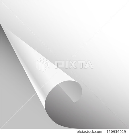 3d style empty paper fold document template design 3d style empty paper fold document template design 130936929