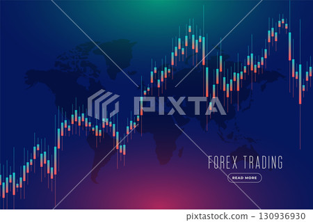 finance market graph background analyze data for profit and growth 130936930