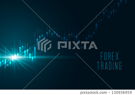 financial market data chart background for forex trading 130936959