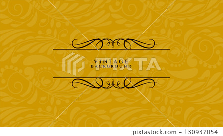 vintage style floral ornate backdrop for wedding invitation card design vintage style floral ornate backdrop for wedding invitation card design 130937054