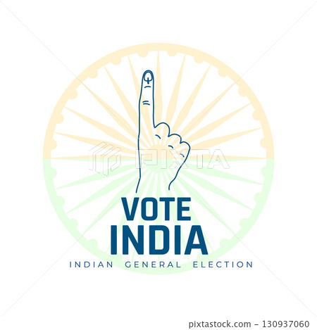 indian national voting finger background with... - Stock Illustration ...
