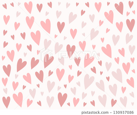 flat style lovely heart pattern backdrop a printable design 130937086