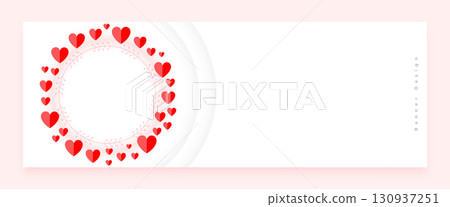 papercut love heart frame banner for valentines day celebration papercut love heart frame banner for valentines day celebration 130937251