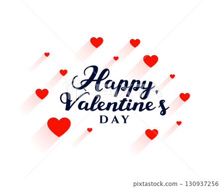 lovely valentine day message background with hearts decor lovely valentine day message background with hearts decor 130937256