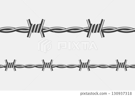 realistic metallic jail fence isolated on white background realistic metallic jail fence isolated on white background 130937318