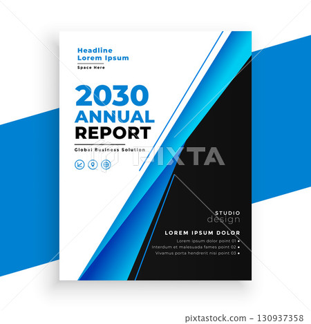 modern corporate yearly report flyer ready to print design modern corporate yearly report flyer ready to print design 130937358