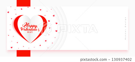 papercut style valentines day greeting wallpaper design 130937402