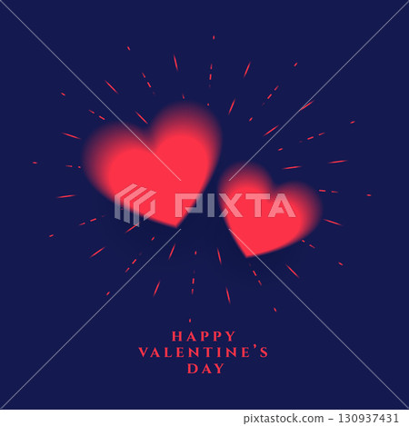 happy valentines day event background with cute love hearts 130937431