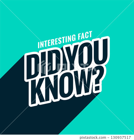 stylish did you know concept background for social help and support 130937517