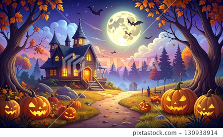 Halloween-style background 6 Halloween-style background 6 130938914