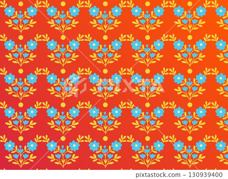 Floral seamless pattern background for hispanic heritage 130939400