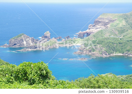 從隱岐國賀海岸展望台眺望的景色 130939516
