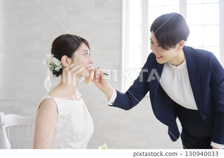 女人婚禮頭髮化妝 130940033