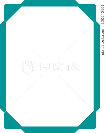 Simple green vertical frame 11 Green 130940191