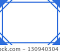 Simple blue horizontal frame 6 Blue 130940304