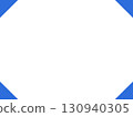 Simple blue horizontal frame 7 Blue 130940305