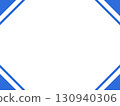 Simple blue horizontal frame 8 Blue 130940306