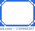 Simple blue horizontal frame 9 Blue 130940307