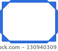 Simple blue horizontal frame 11 Blue 130940309