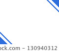 Simple blue horizontal frame 14 Blue 130940312