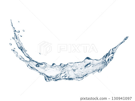 3d illustration of abstract blue water splash 3d illustration of abstract blue water splash 130941097