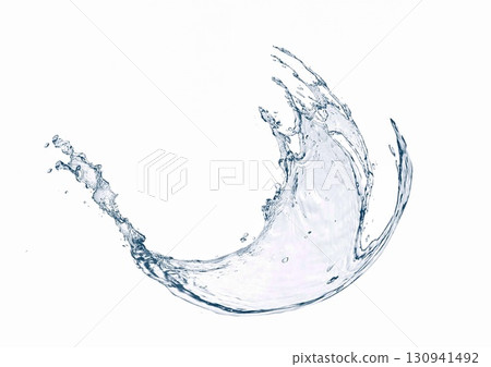 3d illustration of abstract round water splash 3d illustration of abstract round water splash 130941492