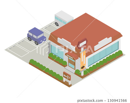 等距家庭餐廳建築材料 130941566