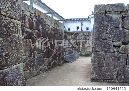 津山城天守閣遺址、板石牆（岡山縣津山市） 130941613
