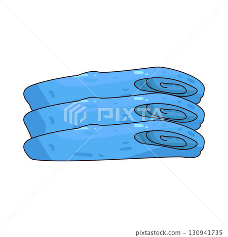 illustration of Stacked clothes illustration of Stacked clothes 130941735