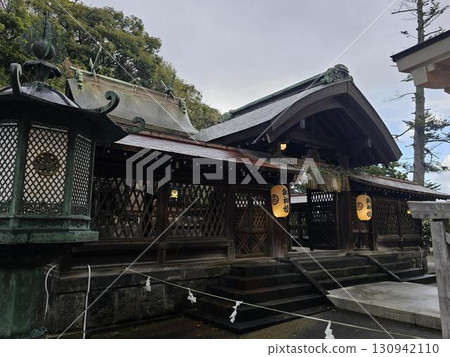 下雪的神社 130942110