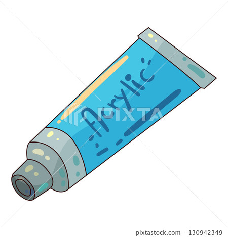 illustration of Acrylic paint illustration of Acrylic paint 130942349
