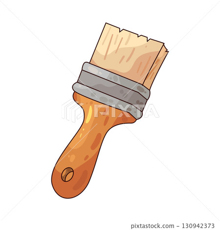 illustration of paintbrush illustration of paintbrush 130942373