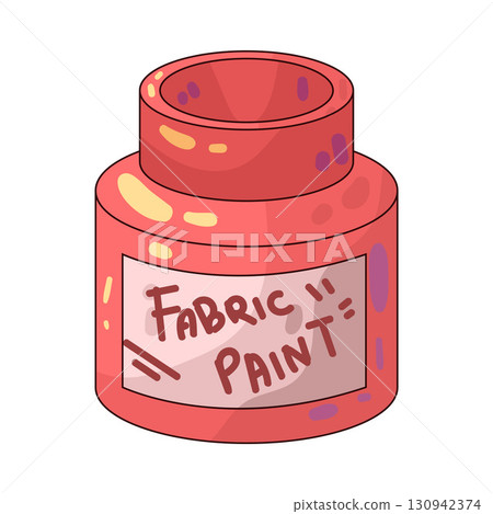 illustration of Fabric paint illustration of Fabric paint 130942374
