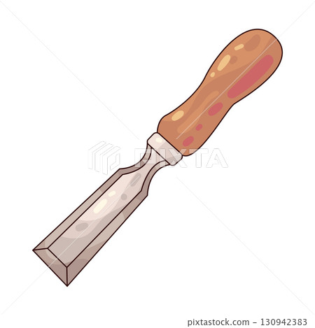 illustration of chisel  130942383