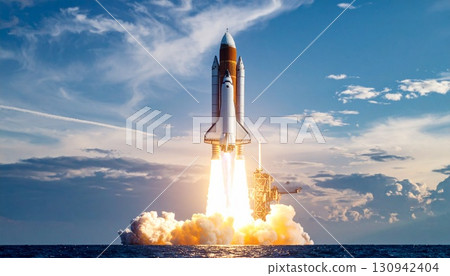 火箭起飛 130942404