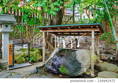 Atami City, Kinomiya Shrine, sacred water collection point 130942472
