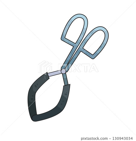 illustration of beaker tong 130943034
