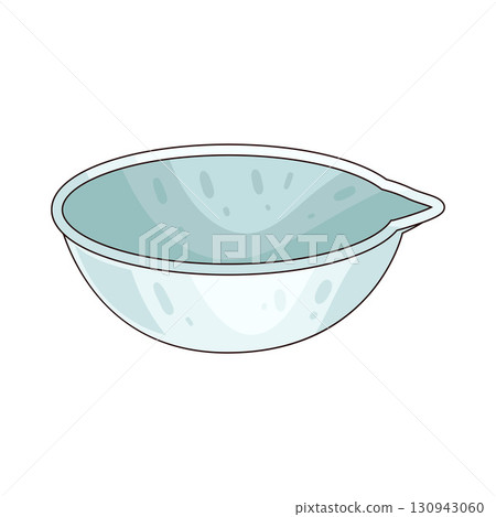 illustration of evaporating dish illustration of evaporating dish 130943060