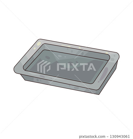 illustration of lab tray 130943061