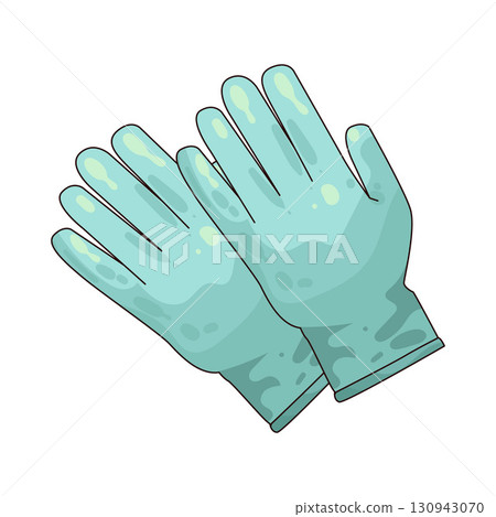 illustration of Lab gloves 130943070