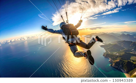 sky diving 130943389