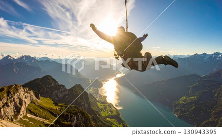 sky diving 130943395