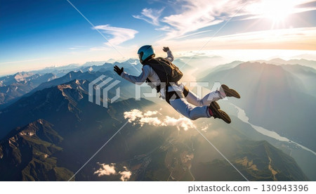 sky diving 130943396