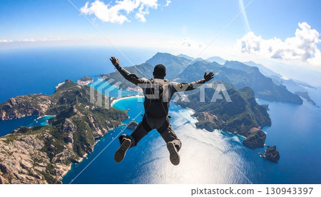 sky diving 130943397