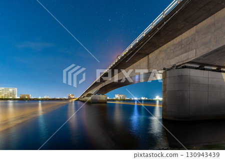 Akae Bridge at night 130943439
