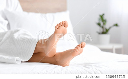 Young women's feet 130943715