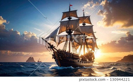 pirate ship pirate ship 130944221